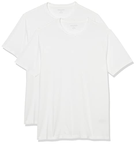 Amazon Essentials Men's Short-Sleeve Crewneck T-Shirt, Pack of 2