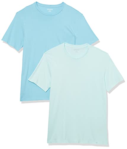 Amazon Essentials Men's Short-Sleeve Crewneck T-Shirt, Pack of 2