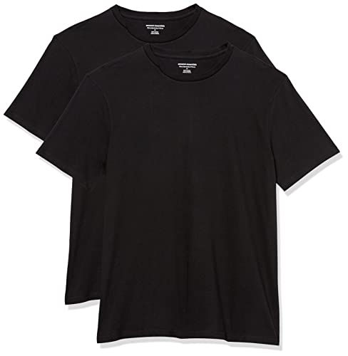 Amazon Essentials Men's Short-Sleeve Crewneck T-Shirt, Pack of 2