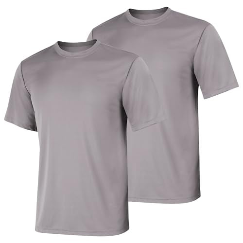 Hanes Men's Cool Dri Performance T-Shirt, Moisture-Wicking Short Sleeve Tee, 40+ UPF Protection, 2 Or 5 Pack