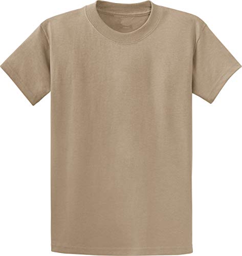 Clothe Co. Mens Heavyweight Cotton T-Shirt Plain Tee (Available in Big & Tall)