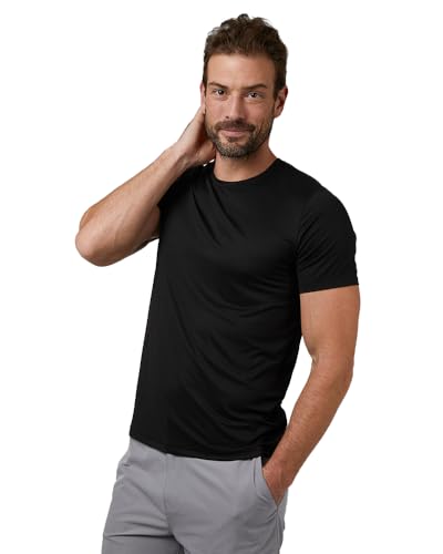 32 Degrees Men's Cool Classic Crewneck T-Shirt, Anti-Odor, Quick Drying, 4-Way Stretch