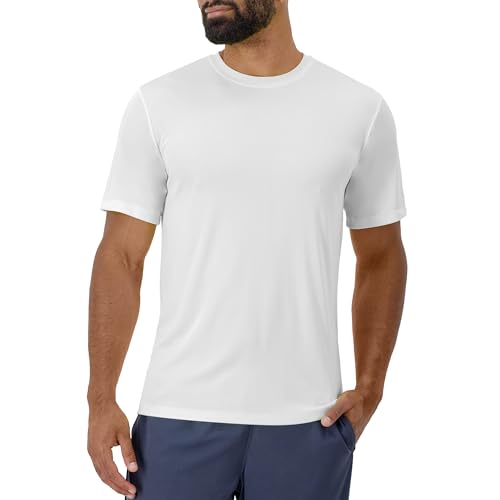 Hanes Men's Cool Dri Performance T-Shirt, Moisture-Wicking Short Sleeve Tee, 40+ UPF Protection, 2 Or 5 Pack