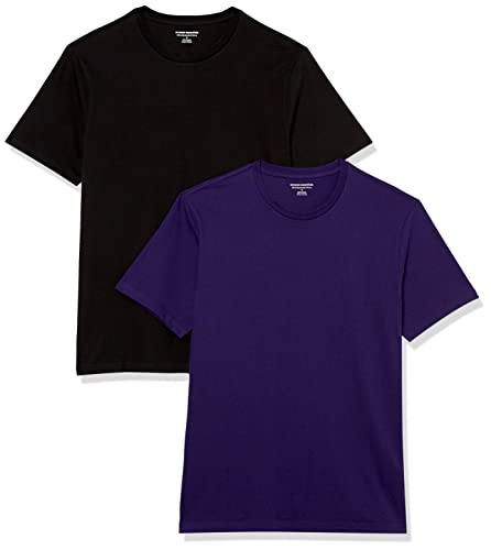 Amazon Essentials Men's Short-Sleeve Crewneck T-Shirt, Pack of 2