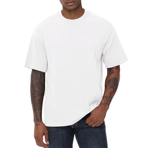Amazon Essentials Men's Relaxed-Fit Heavyweight Cotton T-Shirt