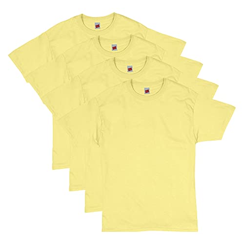 Hanes Men's T-Shirt Pack - 4-Pack - Essential-T Crewneck Cotton T-Shirts - Everyday Men's Tees - Big & Tall Available