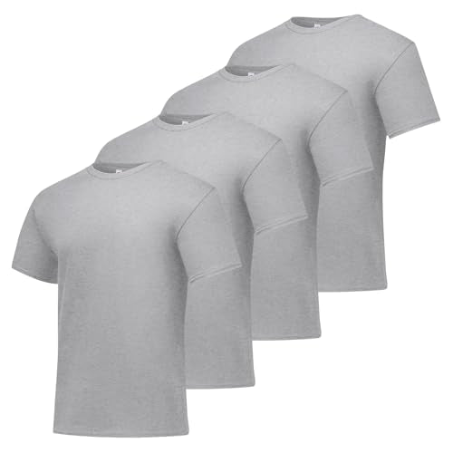 Hanes Men's T-Shirt Pack - 4-Pack - Essential-T Crewneck Cotton T-Shirts - Everyday Men's Tees - Big & Tall Available