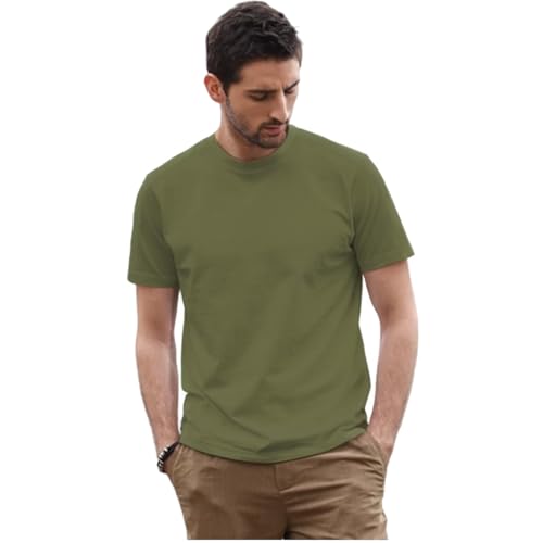Men’s Short Sleeve Quick Dry Moisture Wicking Active Crew Neck T Shirt - Athletic Running Gym Workout Tee Tops
