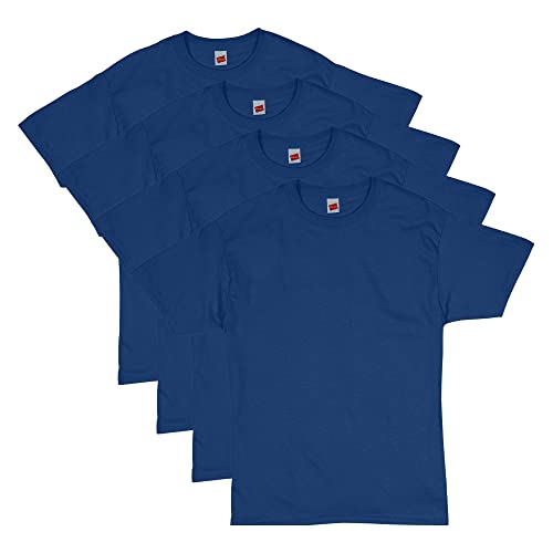 Hanes Men's T-Shirt Pack - 4-Pack - Essential-T Crewneck Cotton T-Shirts - Everyday Men's Tees - Big & Tall Available