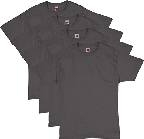 Hanes Men's T-Shirt Pack - 4-Pack - Essential-T Crewneck Cotton T-Shirts - Everyday Men's Tees - Big & Tall Available