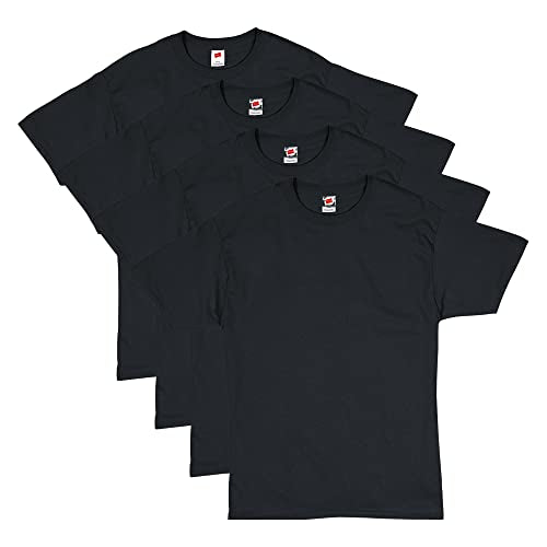Hanes Men's T-Shirt Pack - 4-Pack - Essential-T Crewneck Cotton T-Shirts - Everyday Men's Tees - Big & Tall Available