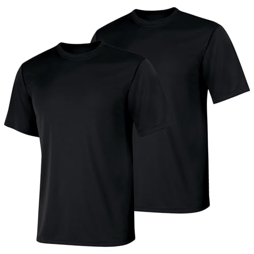 Hanes Men's Cool Dri Performance T-Shirt, Moisture-Wicking Short Sleeve Tee, 40+ UPF Protection, 2 Or 5 Pack