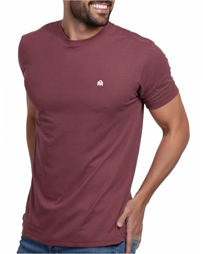 INTO THE AM Mens T Shirts Soft Cotton Blend Crew Neck Tee S - 4XL Athletic Fit Plain Casual T-Shirt for Men