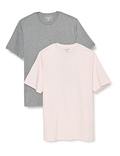 Amazon Essentials Men's Short-Sleeve Crewneck T-Shirt, Pack of 2