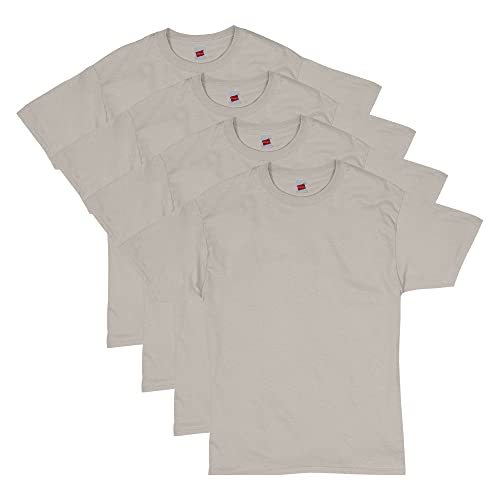 Hanes Men's T-Shirt Pack - 4-Pack - Essential-T Crewneck Cotton T-Shirts - Everyday Men's Tees - Big & Tall Available