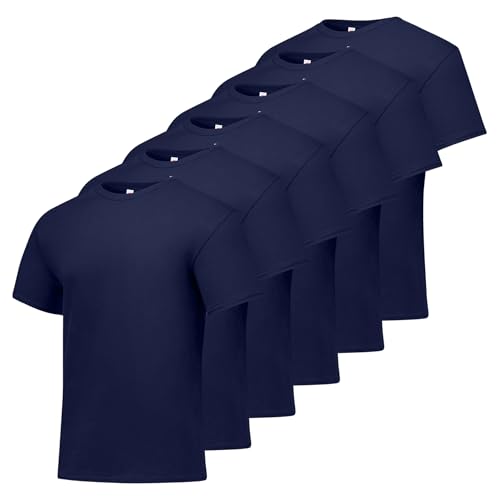Hanes Men's T-Shirt Pack - 4-Pack - Essential-T Crewneck Cotton T-Shirts - Everyday Men's Tees - Big & Tall Available