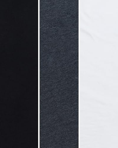 INTO THE AM Mens T Shirts Soft Cotton Blend Crew Neck Tee S - 4XL Athletic Fit Plain Casual T-Shirt for Men