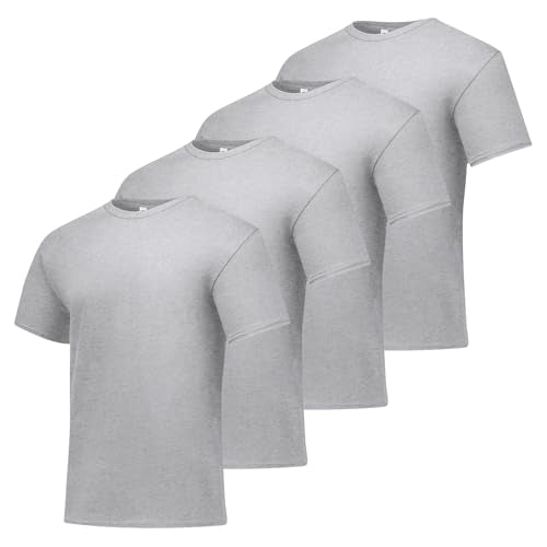 Hanes Men's T-Shirt Pack - 4-Pack - Essential-T Crewneck Cotton T-Shirts - Everyday Men's Tees - Big & Tall Available