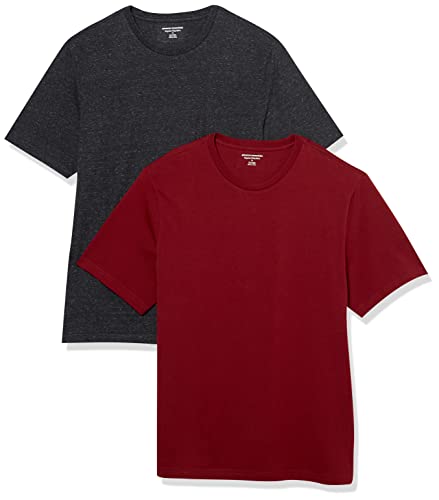 Amazon Essentials Men's Short-Sleeve Crewneck T-Shirt, Pack of 2