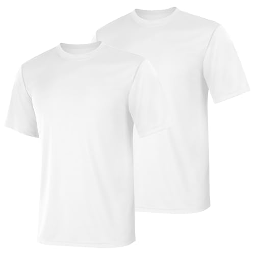 Hanes Men's Cool Dri Performance T-Shirt, Moisture-Wicking Short Sleeve Tee, 40+ UPF Protection, 2 Or 5 Pack