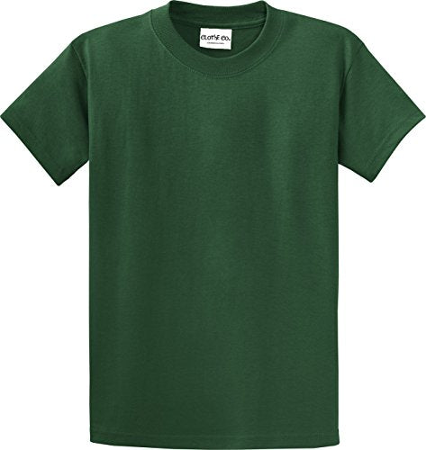 Clothe Co. Mens Heavyweight Cotton T-Shirt Plain Tee (Available in Big & Tall)