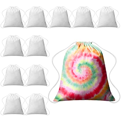JenPen 5 Pcs Unisex Sublimation Shirts Bulk Blank Polyester T Shirt White Crew Neck Short Sleeve for Women Men Adult Kid