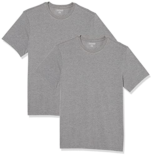 Amazon Essentials Men's Short-Sleeve Crewneck T-Shirt, Pack of 2