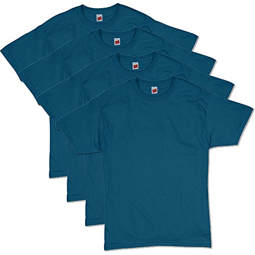 Hanes Men's T-Shirt Pack - 4-Pack - Essential-T Crewneck Cotton T-Shirts - Everyday Men's Tees - Big & Tall Available