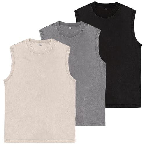 Mens Oversized T-Shirts Fashion Loose Fit Crewneck Tshirt Streetwear Heavyweight Short Sleeve Gym Workout Tops