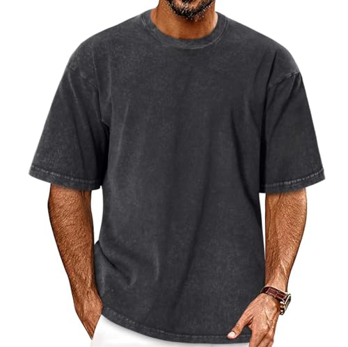 Amazon Essentials Men's Relaxed-Fit Heavyweight Cotton T-Shirt