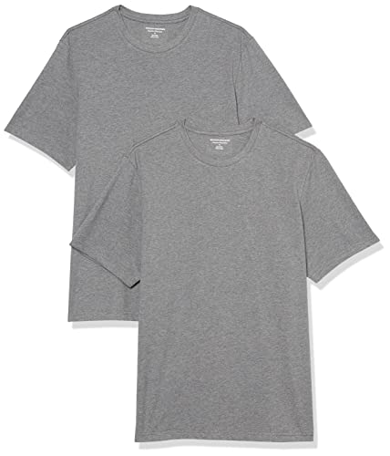 Amazon Essentials Men's Short-Sleeve Crewneck T-Shirt, Pack of 2