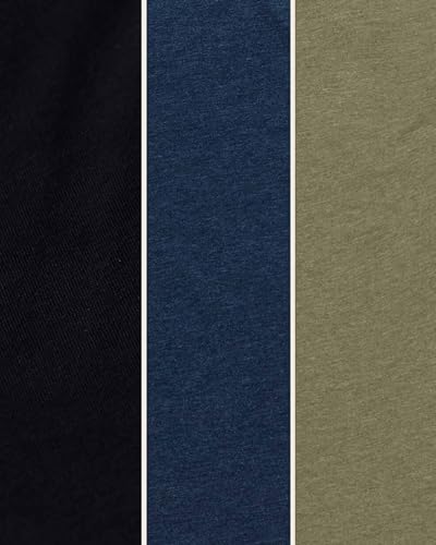 INTO THE AM Mens T Shirts Soft Cotton Blend Crew Neck Tee S - 4XL Athletic Fit Plain Casual T-Shirt for Men