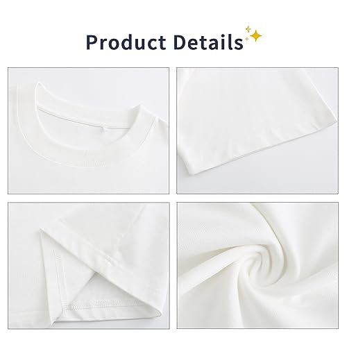 Mens Oversized T-Shirts Fashion Loose Fit Crewneck Tshirt Streetwear Heavyweight Short Sleeve Gym Workout Tops