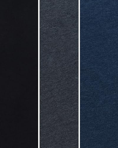 INTO THE AM Mens T Shirts Soft Cotton Blend Crew Neck Tee S - 4XL Athletic Fit Plain Casual T-Shirt for Men