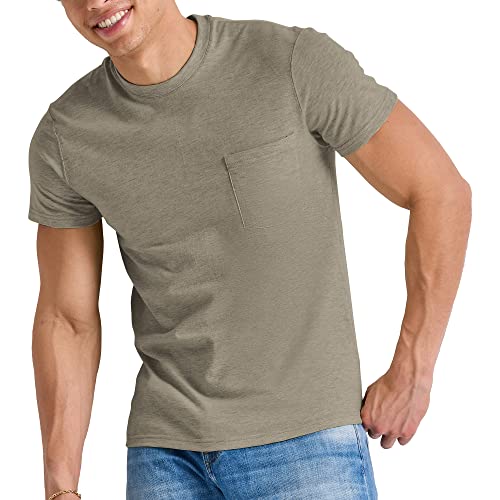 Hanes Men's Originals Lightweight T-Shirt, Crewneck T-Shirts for Men, Tri-Blend Tee