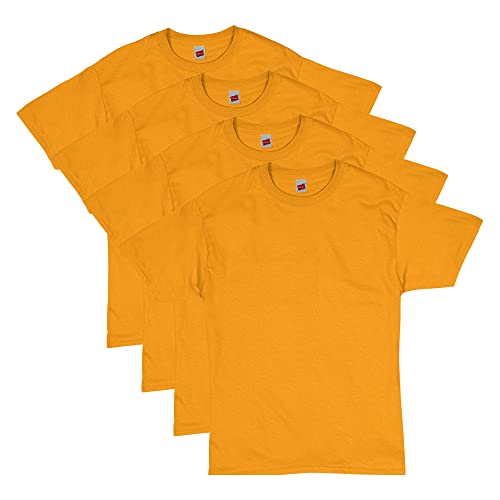 Hanes Men's T-Shirt Pack - 4-Pack - Essential-T Crewneck Cotton T-Shirts - Everyday Men's Tees - Big & Tall Available