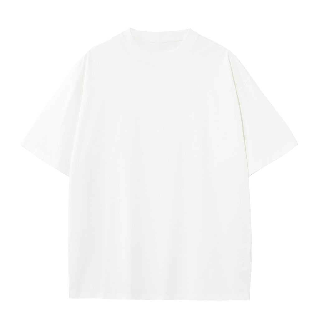Mens Oversized T-Shirts Fashion Loose Fit Crewneck Tshirt Streetwear Heavyweight Short Sleeve Gym Workout Tops