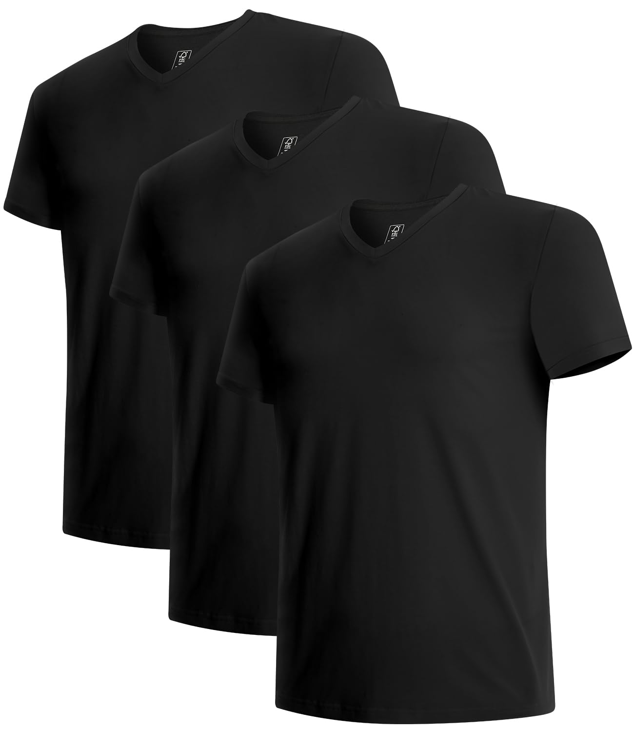 JenPen 5 Pcs Unisex Sublimation Shirts Bulk Blank Polyester T Shirt White Crew Neck Short Sleeve for Women Men Adult Kid