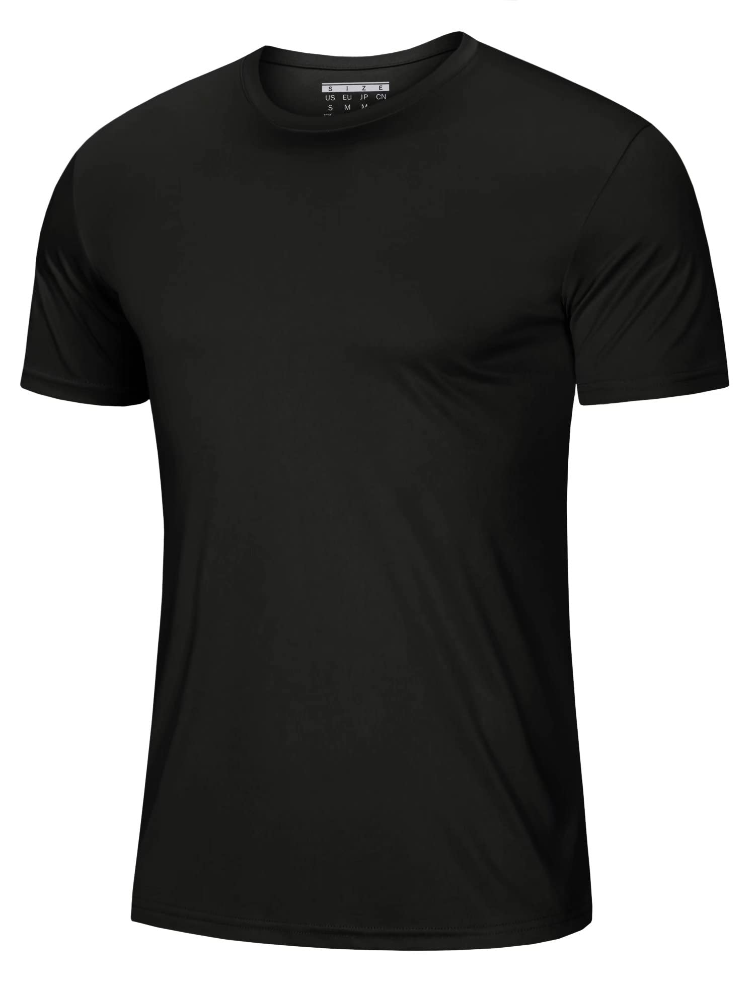 Men’s Short Sleeve Quick Dry Moisture Wicking Active Crew Neck T Shirt - Athletic Running Gym Workout Tee Tops