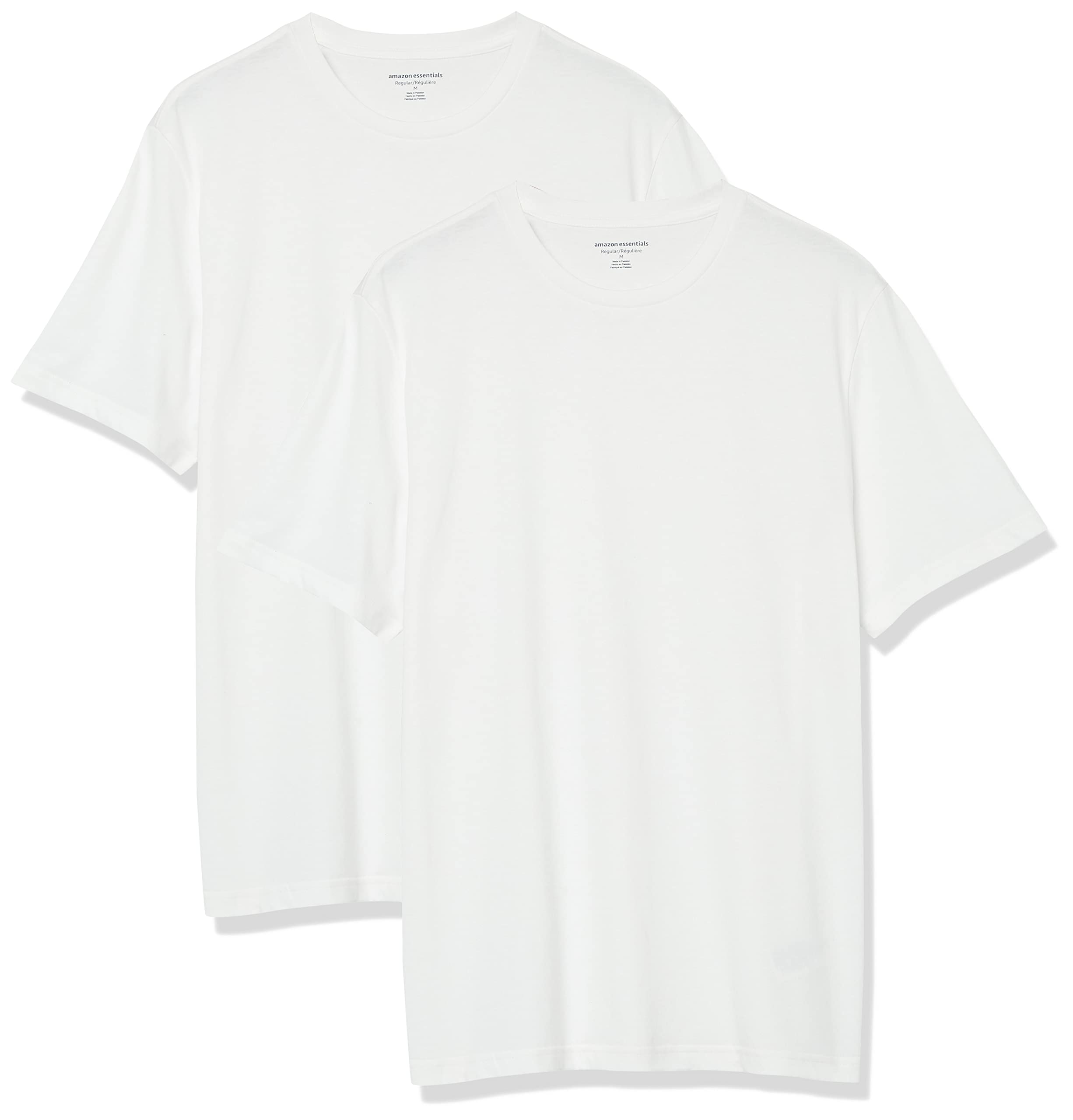 INTO THE AM Mens T Shirts Soft Cotton Blend Crew Neck Tee S - 4XL Athletic Fit Plain Casual T-Shirt for Men