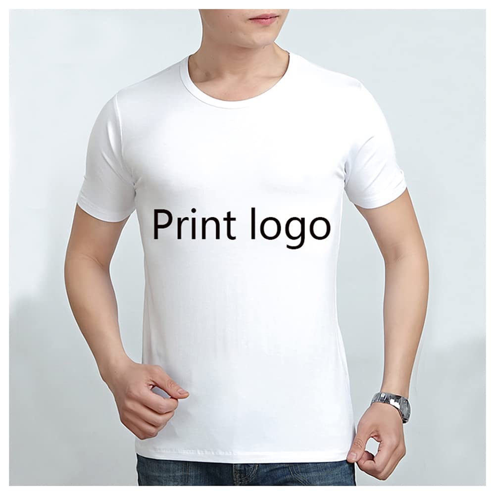 ORJ 5 PCS Unisex Sublimation Blank T Shirt White Polyester Shirts Crew Neck Short Sleeve for Sublimation T Shirt