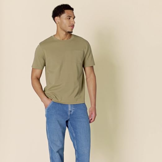 Amazon Essentials Men's Relaxed-Fit Heavyweight Cotton T-Shirt