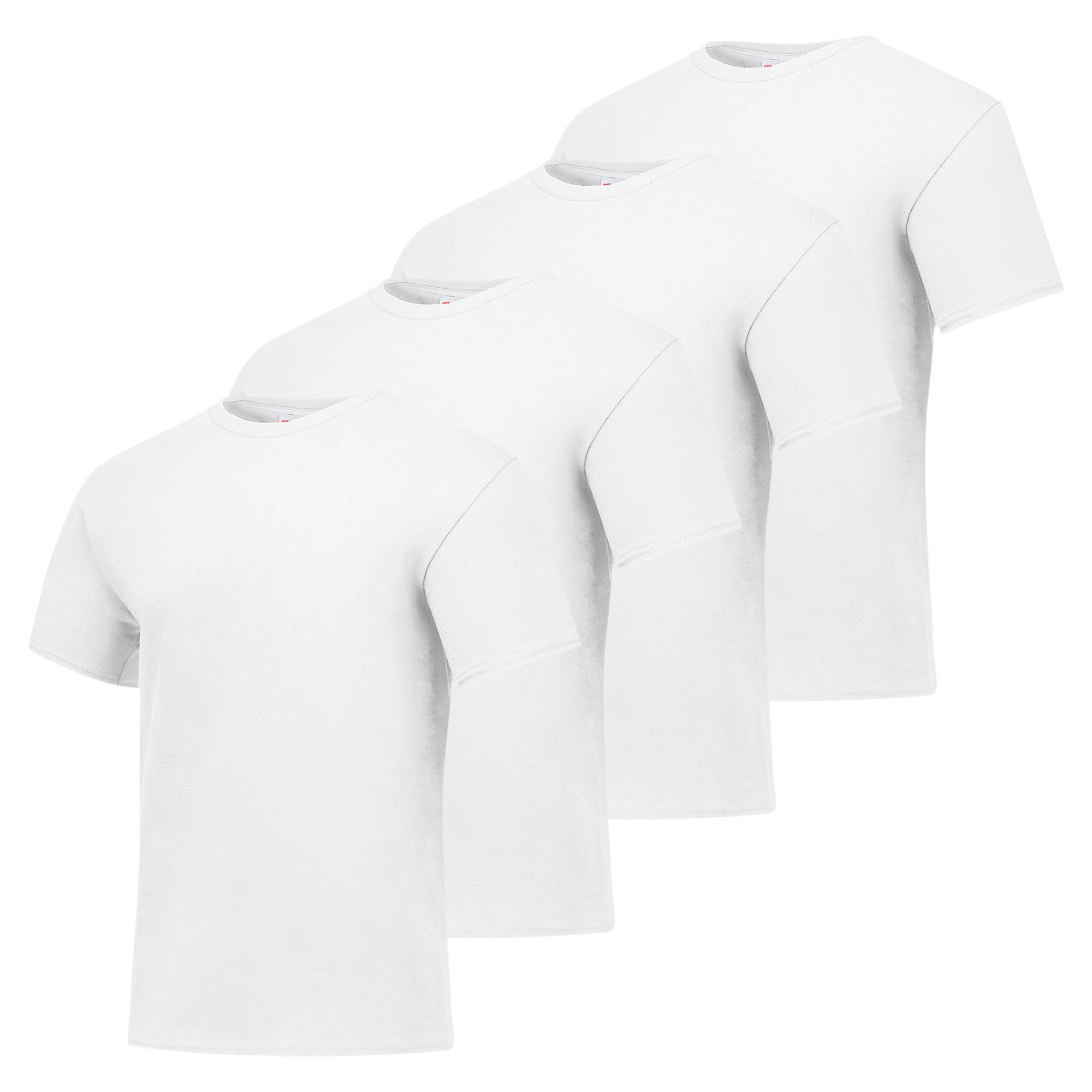 Hanes Men's T-Shirt Pack - 4-Pack - Essential-T Crewneck Cotton T-Shirts - Everyday Men's Tees - Big & Tall Available