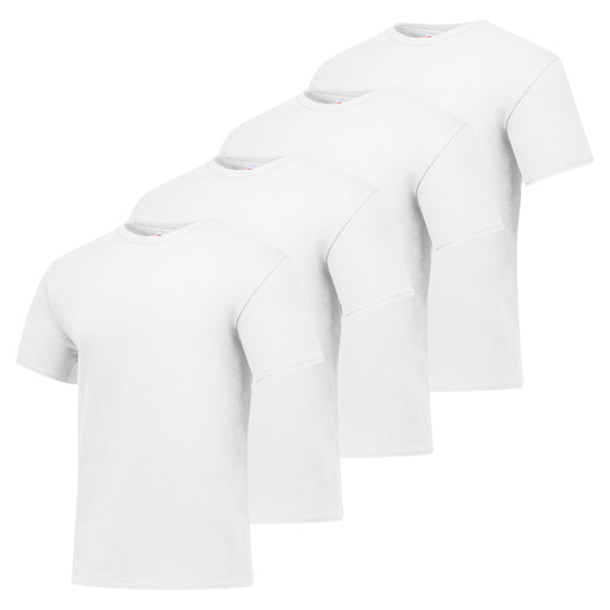 Hanes Men's T-Shirt Pack - 4-Pack - Essential-T Crewneck Cotton T-Shirts - Everyday Men's Tees - Big & Tall Available