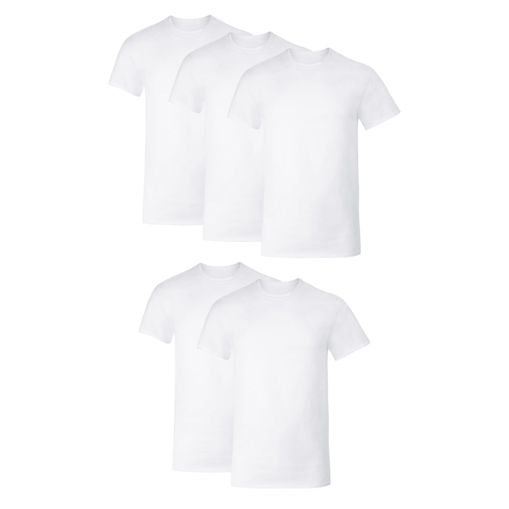 Hanes Men's T-Shirt Pack - 4-Pack - Essential-T Crewneck Cotton T-Shirts - Everyday Men's Tees - Big & Tall Available