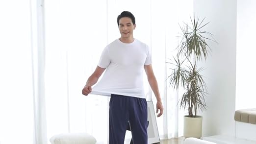 BAMBOO COOL Mens Undershirts Pack, Soft T Shirts for Men, Moisture Wicking Tees, Stretchy Breathable Crew Neck Inner Shirt