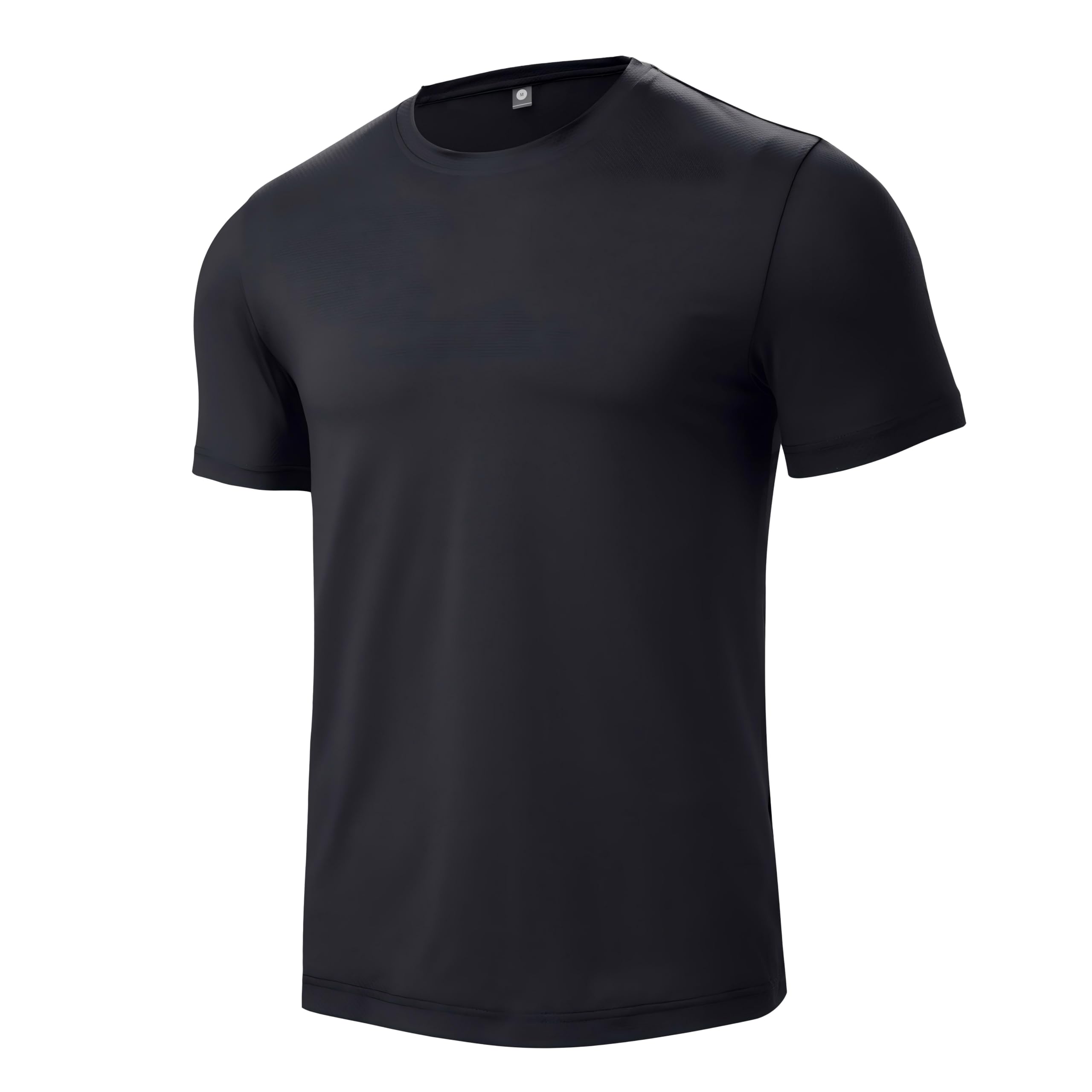 Men’s Short Sleeve Quick Dry Moisture Wicking Active Crew Neck T Shirt - Athletic Running Gym Workout Tee Tops