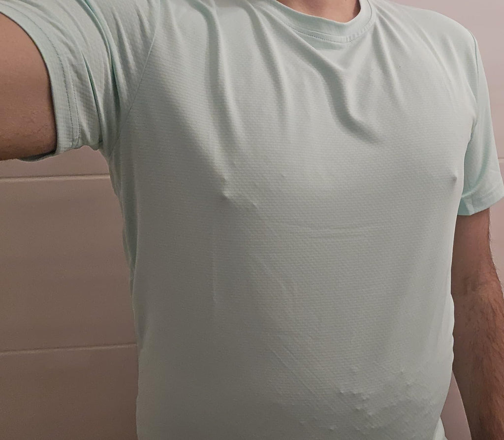 Men’s Short Sleeve Quick Dry Moisture Wicking Active Crew Neck T Shirt - Athletic Running Gym Workout Tee Tops