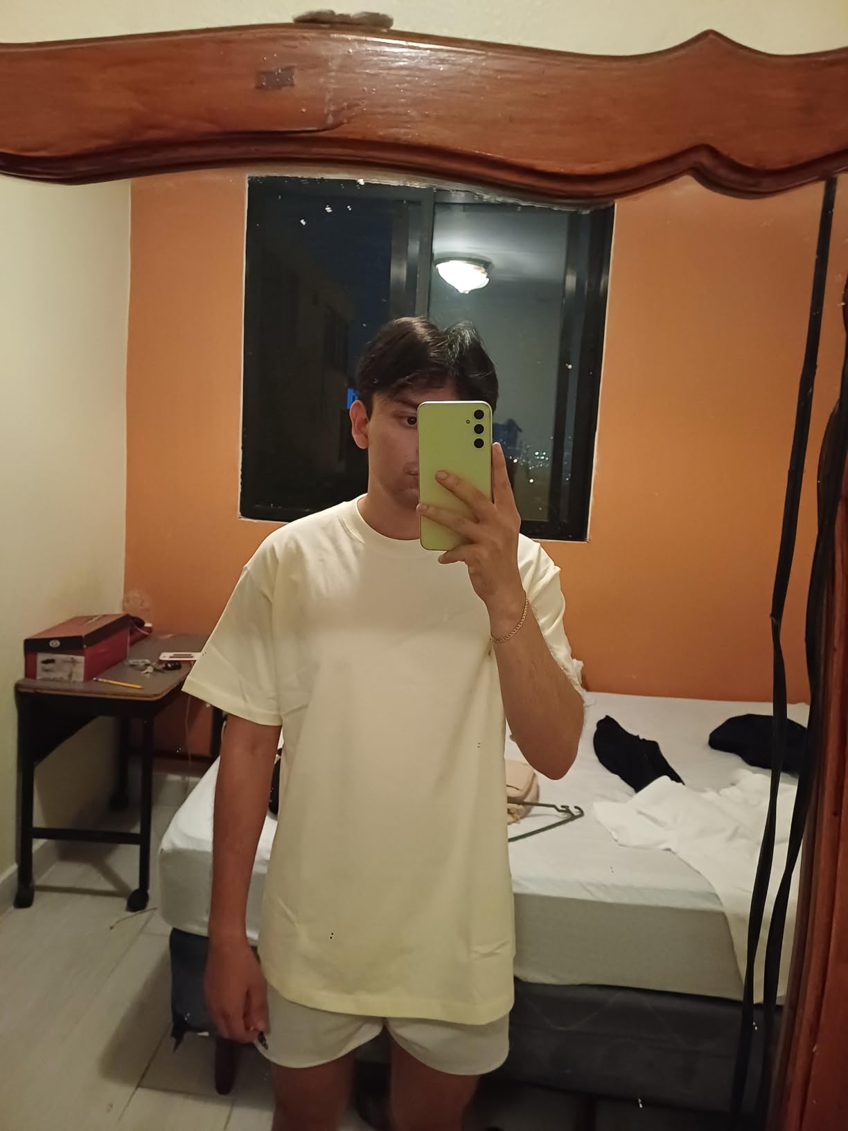 KEEPSHOWING Men's Cotton T-Shirts Oversized Unisex Short Sleeve Crew Neck Loose Basic Tops Solid Athletic Tee