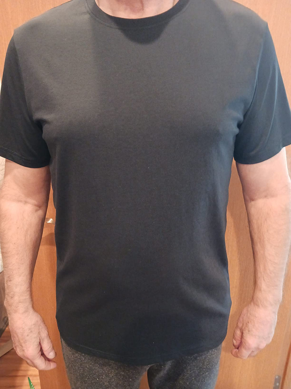 Pioneer Camp Mens Bamboo Viscose T Shirt Ultra Soft Plain Tshirts for Men Cooling Crew Neck Casual Basic Tee Shirt Undershirt